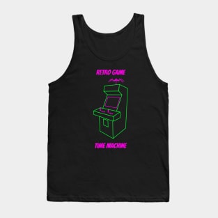 Retro Game Time Machine Podcast Tank Top